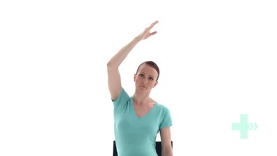 Pregnancy seated side flexion...
