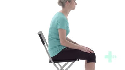 Pelvic tilting in sitting