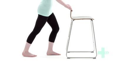 Gastrocnemius stretching