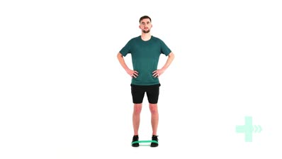 Banded side steps with band a...