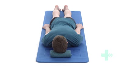 Prone scapular retraction