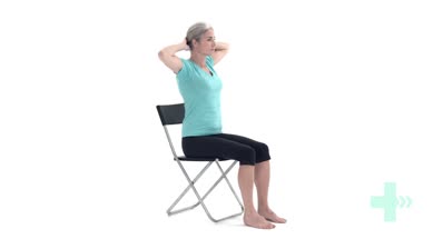 Upper back extension stretch ...